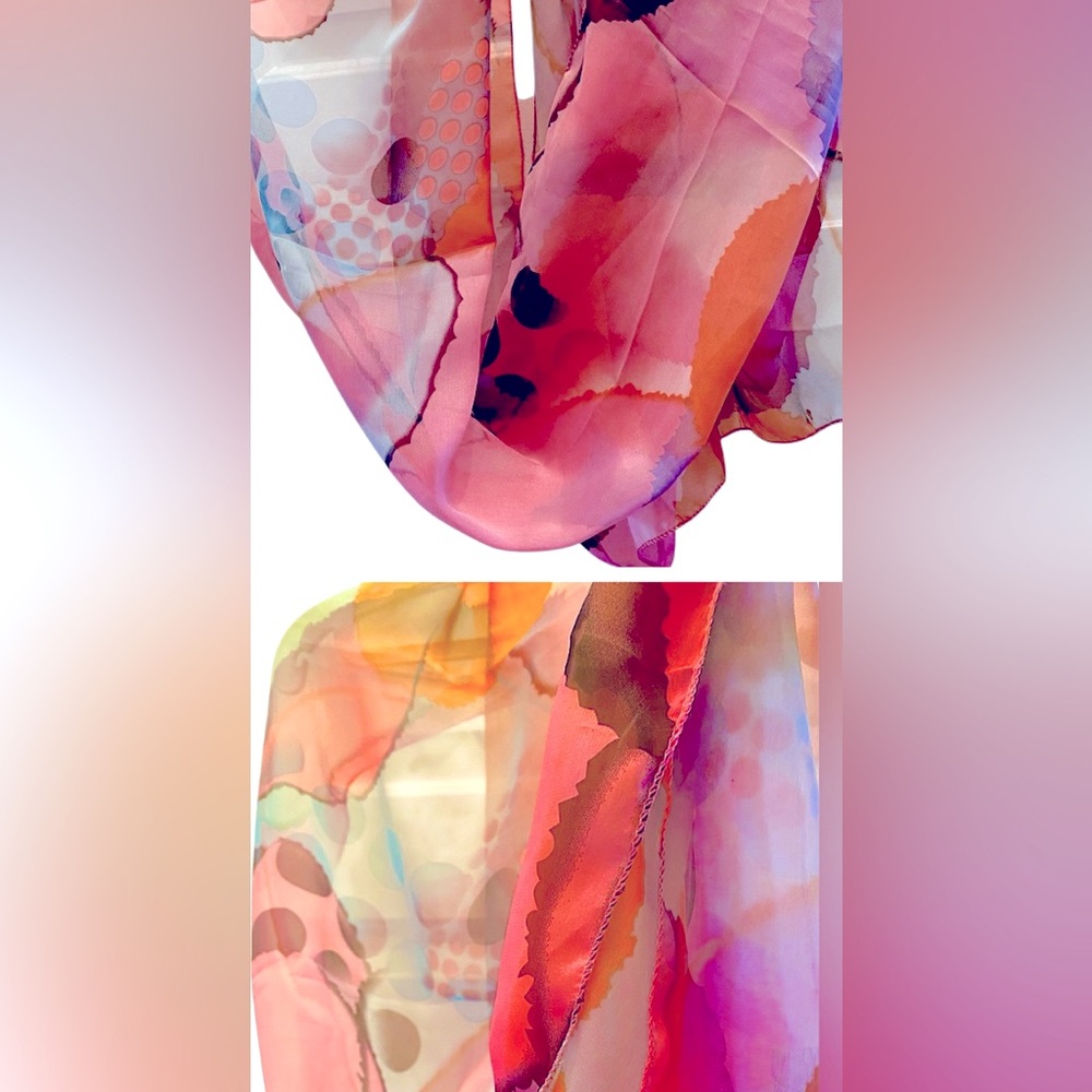 Floral pastel Scarf